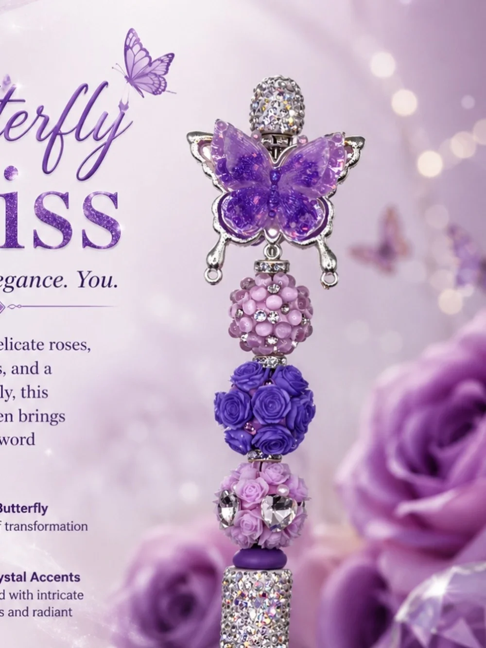 Butterfly Garden Sparkle Pen